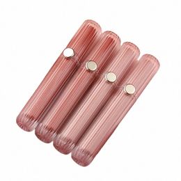 5ml Empty Lip Gloss Tube Pink Red DIY Lip Balm Tube Plastic Lipstick Ctainers Cosmetic Ctainer Bottle with Cap P5FU#