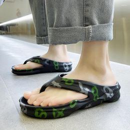 Slippers Men's Flip Flops 2024 Summer Outdoor Male Casual Beach Shoes Open Toe Platform Slides For Men Fashion EVA