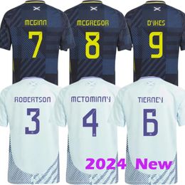 2024 Scotland Football shirt TIERNEY Soccer Jerseys 150th ROBERTSON McTOMINAY McGREGOR DYKES ADAMS Shirt national team CHRISTIE ARMSTRONG FRASER uniformS--4XL