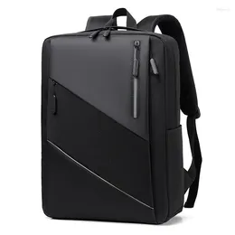 Backpack Men's Waterproof Bags Casual Fashion Laptop Bag Breathable Wear-Resistant Large Capacity