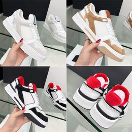 Mixed material New Roma sneakers Women suede calfskin Round Toe Lace Up Running Shoes Leather Patchwork Flat Shoes Fashion comfortable Sneakers Men versatile