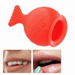 lips Enhancer Plumper Device Lip Plumper Makes Your Lip Looks More Full Fish Shape Lip Enhancer Lips Fish Shape Pout Mouth Tool 7844#