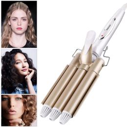 Irons Hair Curling Iron Ceramic Triple Barrel Hair Curler Professional Hair Waver Styling Tools Electric Curling Wand Hair Styler