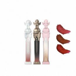 fr Knows Lip Gloss Little Angel Feather Lip Glaze Matte Lipstick Veet Lip Putty Light Durable 4g Y4QB#