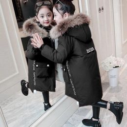 Down Coat 2024 Children Girl Jacket Thick 9 Winter 7 Warm Fashion Parka Hooded Outerwear Clothes For Kids Girls Clothing 10 Years