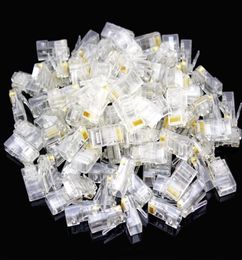 5000pcslot Hight Quality RJ45 RJ45 CAT5 Modular Plug Network Connector 8P8C 8 Pin 8 Contacts Rj45 Lan Modular Connector2031229