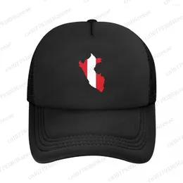 Berets Peru Map Flag Baseball Cap Women Men Fashion Hiking Hat Sport Breathable Golf Hats