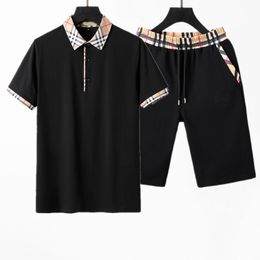 Męskie dresy letnie zestawy kawałki odzieży Casual Clothing Joggers T Shirtshorts strój A10
