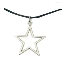 Chains Necklace For Men Women Fashionable Hollow Star Pendant Jewellery Gift