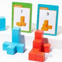 Sorting Nesting Stacking toys Montessori Magic Block Puzzle Toy Space Logic Thinking Training Game Rainbow Mathematics Childrens Education 240323