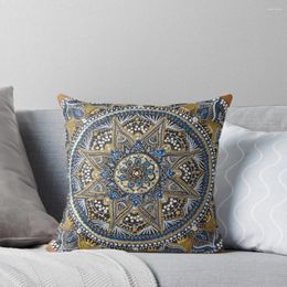 Pillow Brown Mandala Throw Decorative Covers For Sofa Christmas S Luxury Cover