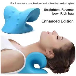 Pillow Neck Shoulder Stretcher Relaxer Cervical Traction Device Massage For Pain Relief Spine Alignment