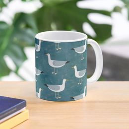 Mugs Seagull Standing Coffee Mug Travel Original Breakfast Cups Personalized