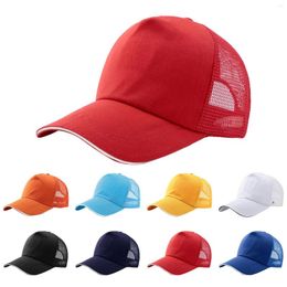 Ball Caps Men's And Women's Summer Cotton Back Net Hat Fashion Casual Baseball Cap