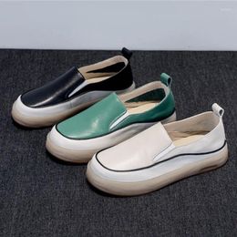 Casual Shoes Hit Colour Loafers Women's Vulcanize Round Toe Zapatillas De Mujer Spring Sneakers Women All Match Zapatos