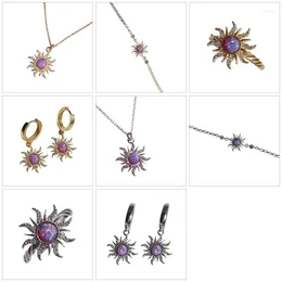 Necklace Earrings Set Modern Pendant Party Accessory Unique Geometric Zircon Necklace/Earrings/Rings/Bracelet Charm Jewelry Ornament