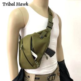 Bags Men's Tactical Bag Military Concealed Storage Gun Holster Crossbody Backpack Multifunctional Antitheft Hunting Chest Bag