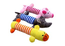 Cute Dog Toy Pet Puppy Plush Teether Sound Chew Squeaker Squeaky Pig Elephant Duck Toys Lovely Pet Toys4887208