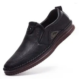 Casual Shoes High Quality Genuine Leather Mens Summer Men Sports Men's Loafers 2024 Moccasin Elegant Dress Man Luxury Shoe