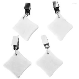 Table Cloth 4pcs Cover Weights Stones Hangers With Metal Clip For Picnic Tables Tablecloth Charm Pendant