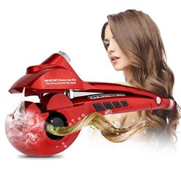 Irons Automatic Hair Curling Iron Waver Steam Auto Hair Curler Rotating Hair Crimping Iron Curling Tongs LCD Display Hair Curl Tools