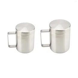 Mugs Stainless Steel Mug Double-layer Insulated Cup Birthday Gifts Drinking Tumbler Milk Tea For Restaurant Office Picnic