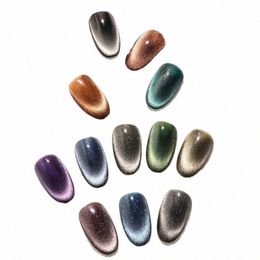 10ml Magnetic Cat Eye Gel Nail Polish Varnish Semi-permanent Durability Nail Polish Soak Off Nail Art b3Fq#