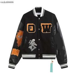 Varsitys Top Offs Jacket Мужские куртки Mens Designer Offerend wurthbreaker Vintage Vintage Off White T SH 5800