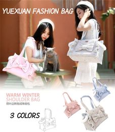 YUEXUAN Designer Tote Bag Large Women Handbags Wallet Purse Fashion Manual Art Polyester Shoulder Crossbody Bag Luxury Breathable Portable Pet Carrier Wholesale