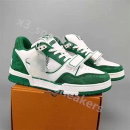 2023 Designer shoes Trainer sneakers Plate-forme Maxi mens women Casual Shoes Black Blue Green Orange White lover fashion printing shoe Size 36-45 S24