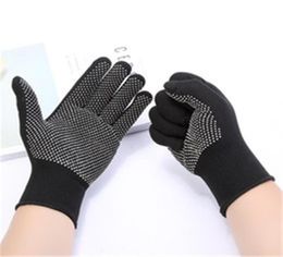 1 Pair Heat Resistant Protective Glove Hair Styling For Curling Straight Flat Iron Work gloves Safety gloves High Quality6571789