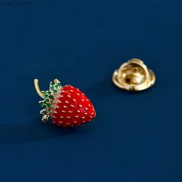 Pins Brooches SUYU Winter New Janese Cute Sterry Brooch Womens Fashion Jewellery Personalised Water Needle Button Accessories Brooch L240323