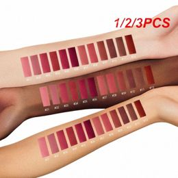 1/2/3pcs Lip Tint Pigment Moisturising 12 Colours Veet Matte Lip Gloss Lips Makeup Liquid Lipstick Waterproof u7Gq#