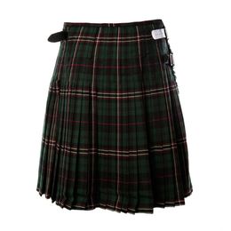Kadınlar Yaz Etekleri Yeni Tartan İskoç Mini Kilt Bayanlar Kısa Kilts Okul Kızları Seksi Sevimli Pileli Etek ile Zippes