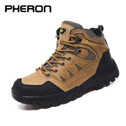 Shoes 2022 Men's Outdoor Hiking Shoes Mountaineer Climbing Sneakers Tactical Hiking Shoes Men Camping Walking Boots zapatos