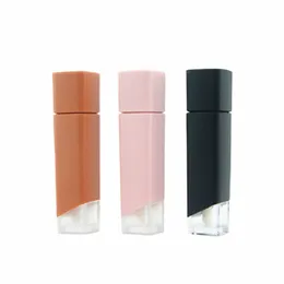 30pcs 50Pcs Empty Lip Gloss Tube Cosmetic Ctainer Black Pink Plastic Refillable Bottle 5ml Lip Glaze Packaging Lipgloss Tubes M39z#