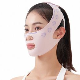 breathable V Face Band Cheek Lift Up Face Thin Mask Reduce Double Chin V-Line Sha Bandage Anti Wrinkle Face Bandage 00au#