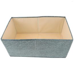 Storage Bottles Foldable Large-capacity Clothing And Pants Box Boxes Household Bins Cotton Linen