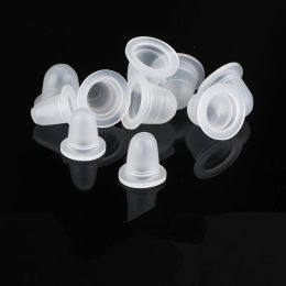 accesories 500pcs Silicone Tattoo Ink Cup Holder Pigment Caps Permanent Makeup Accesories Tool for Machine Needles Supply S/L