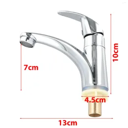 Bathroom Sink Faucets Basin Single Cold Water Kitchen Mixer Tap Desk Mounted Zinc Alloy Faucet Accessories