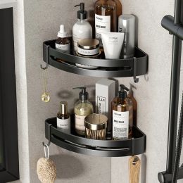 Organisation Nodrill Bathroom Corner Shees Shower Storage Rack Holder Toilet Shower Organiser for Shampoo Bathroom Accessories