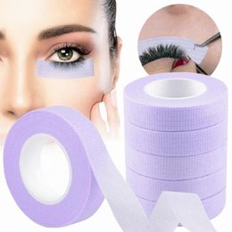 6/12/24/48 Rolls Purple Eyel Extensi Paper Tape Lint Breathable N-woven Cloth Adhesive Tape for False Les Patch Supply U7bB#