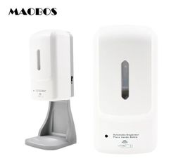 The new Touchless Hand Sanitizer Wallmounted Spray Sensor Automatic Soap Dispenser With stents 1000ML For 2020 new mouid5654897