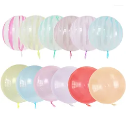 Party Decoration 1/5Pcs Colourful Bobble Balloons 18Inch Solid Colour Bobo Air Globos Children Birthday Baby Shower Decorations Kids Toy Gift
