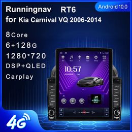 9.7" New Android For Kia Carnival VQ 2006-2014 Tesla Type Car DVD Radio Multimedia Video Player Navigation GPS RDS No Dvd CarPlay & Android Auto Steering Wheel Control