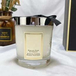 Designer Fashion Charming Perfume Scented Candle Perfume Christmas Limited Edition EDC English Pear Red Rose Fragrance Candles Room Deodorant Durable Flavor