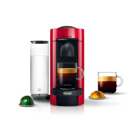 Nespresso Vertuoplus Coffee Espresso Hine De'longhi Produces 5 Liquid Ounces of Cherry Red