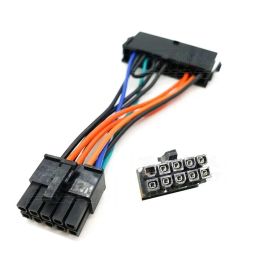 IBM Q77 B75 A75 Q75 Motherboard 18AWG 고품질 전원 공급 장치 케이블 용 Lenovo 용 24pin ~ 10 어댑터 전원 케이블 코드