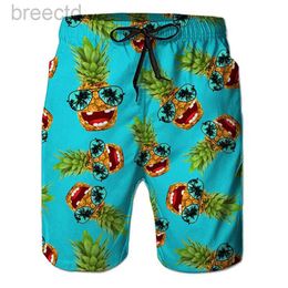 Men's Shorts Mens Shorts Pineapple graphic shorts for mens summer casual beach board shorts swimsuit shorts cool swimsuit quick drying mens fashionable shorts 24325