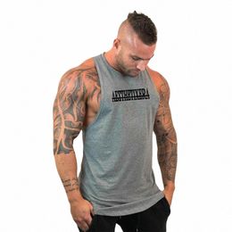 muscleguys Cott Gyms Tank Tops Men Sleevel Tanktops For Boys Bodybuilding Clothing Undershirt Fitn Stringer Vest M7tZ#